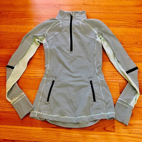 Lululemon Light Green Zip up - Picture 1 of 6